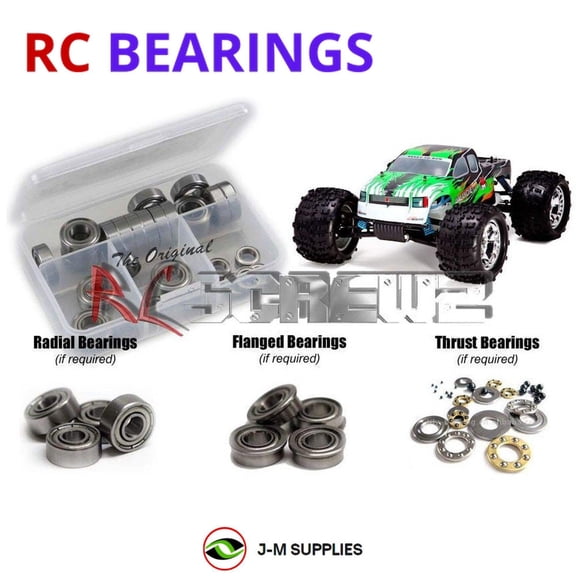 RCScrewZ Metal Shielded Bearing Kit rcr029b for RedCat Racing Avalanche XTR RC Car | SET
