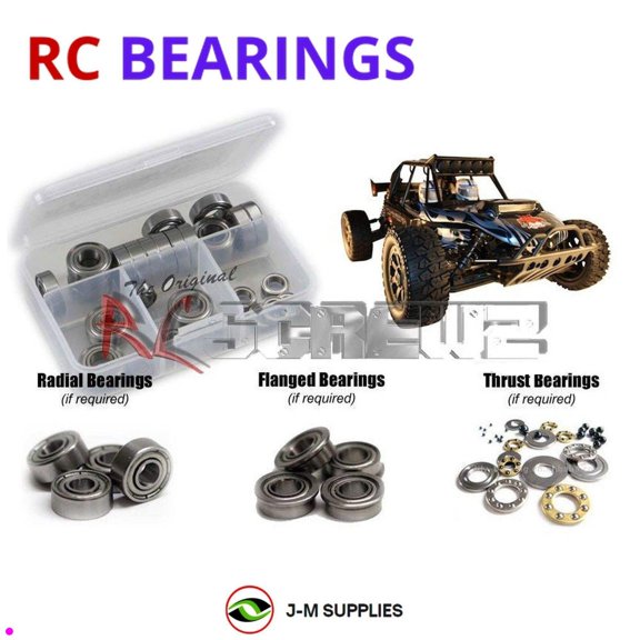 RCScrewZ Metal Shielded Bearing Kit rcr044b for RedCat Racing Chimera Sandrail EP Pro | SET