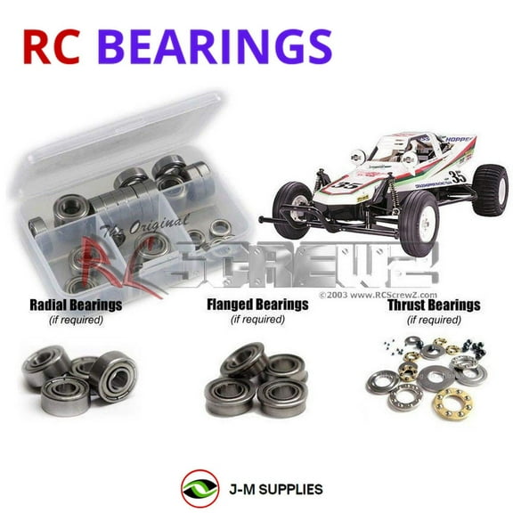 RCScrewZ Metal Shielded Bearing Kit tam074b for Tamiya Grasshopper 2021 #46704 RC Car | SET
