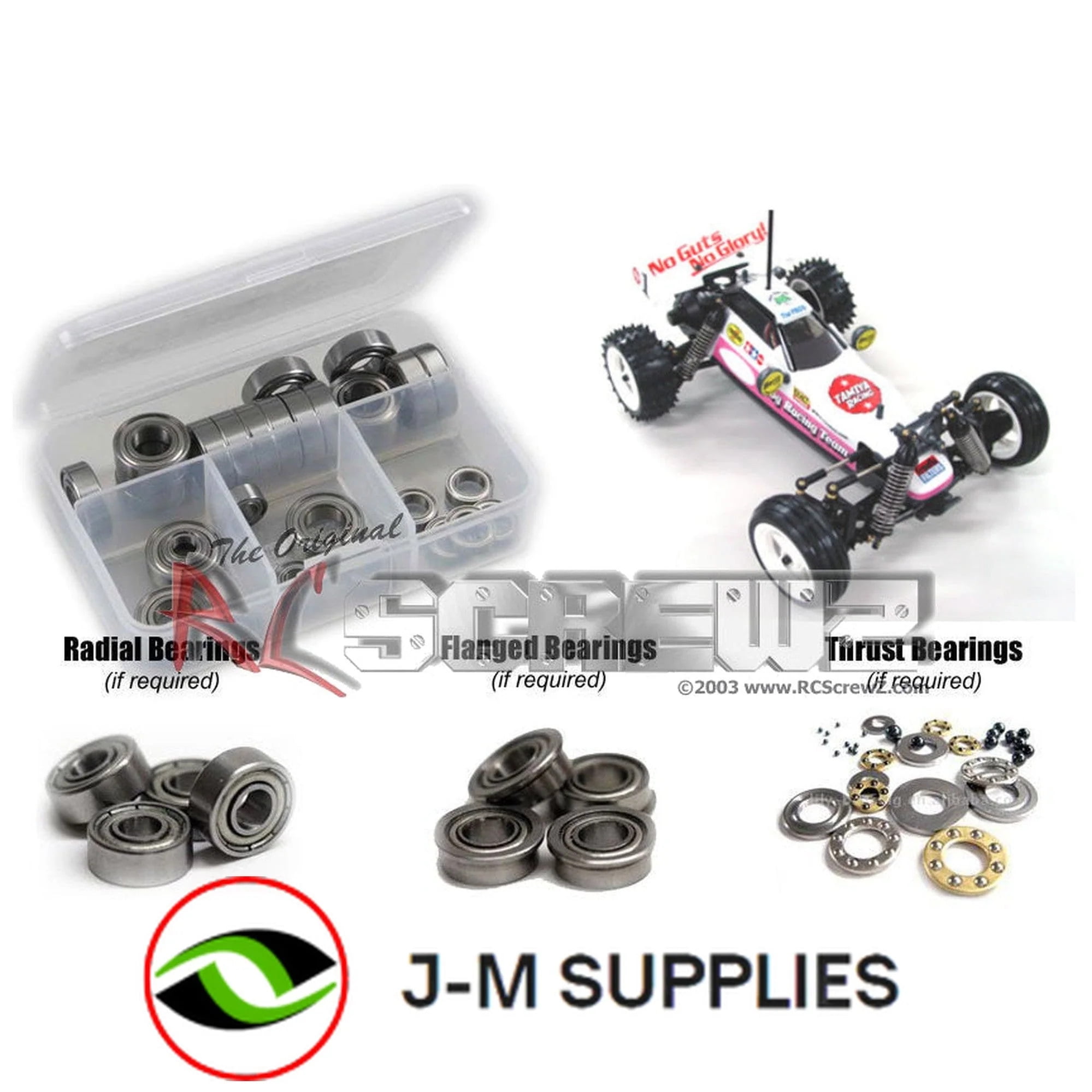 Tamiya TGS Chassis Set of 19 Bearing