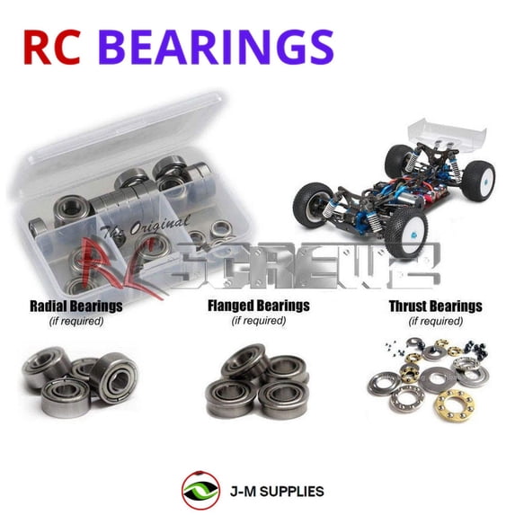 RCScrewZ Metal Shielded Bearing Kit tam143b for Tamiya TRF 511 1/10 Buggy #42139 RC Car | SET