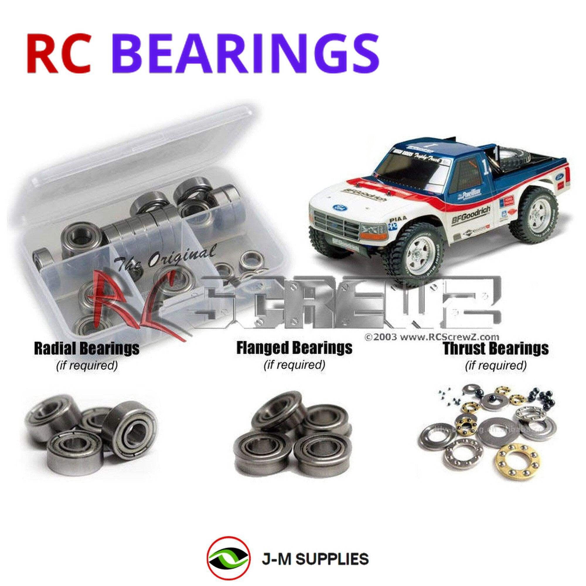 RCScrewZ Metal Shielded Bearing Kit tam146b for Tamiya Ford F150 Baja ...