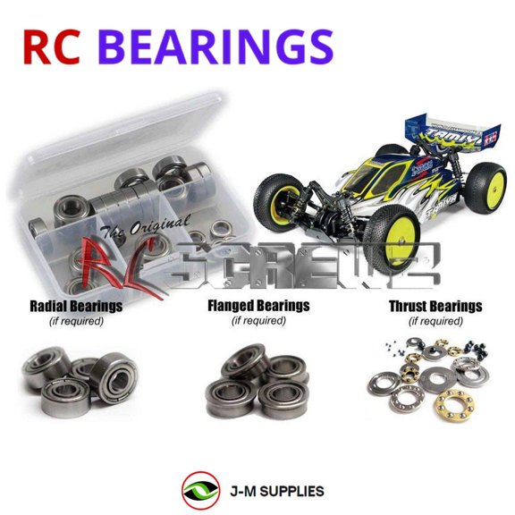 RCScrewZ Metal Shielded Bearing Kit tam151b for Tamiya DB02 Buggy 4wd #58507 RC Car | SET