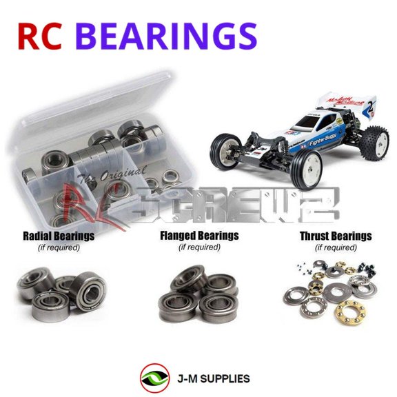 RCScrewZ Metal Shielded Bearing Kit tam207b for Tamiya Neo Fighter Buggy #58587 RC Car | SET
