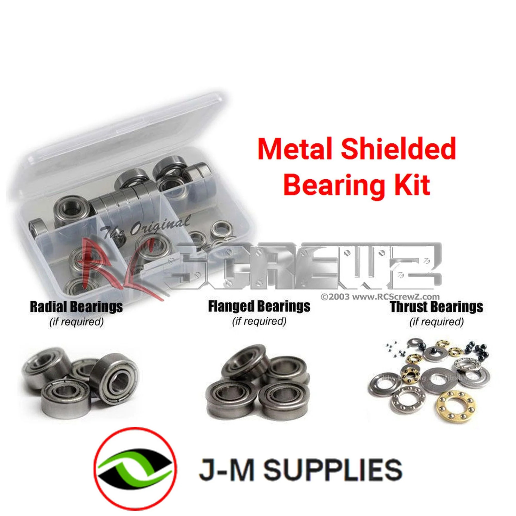Complete Rubber Seal Bearing Set For Traxxas TRX-4 - 41 Bearings, Low Friction, Improved Performance