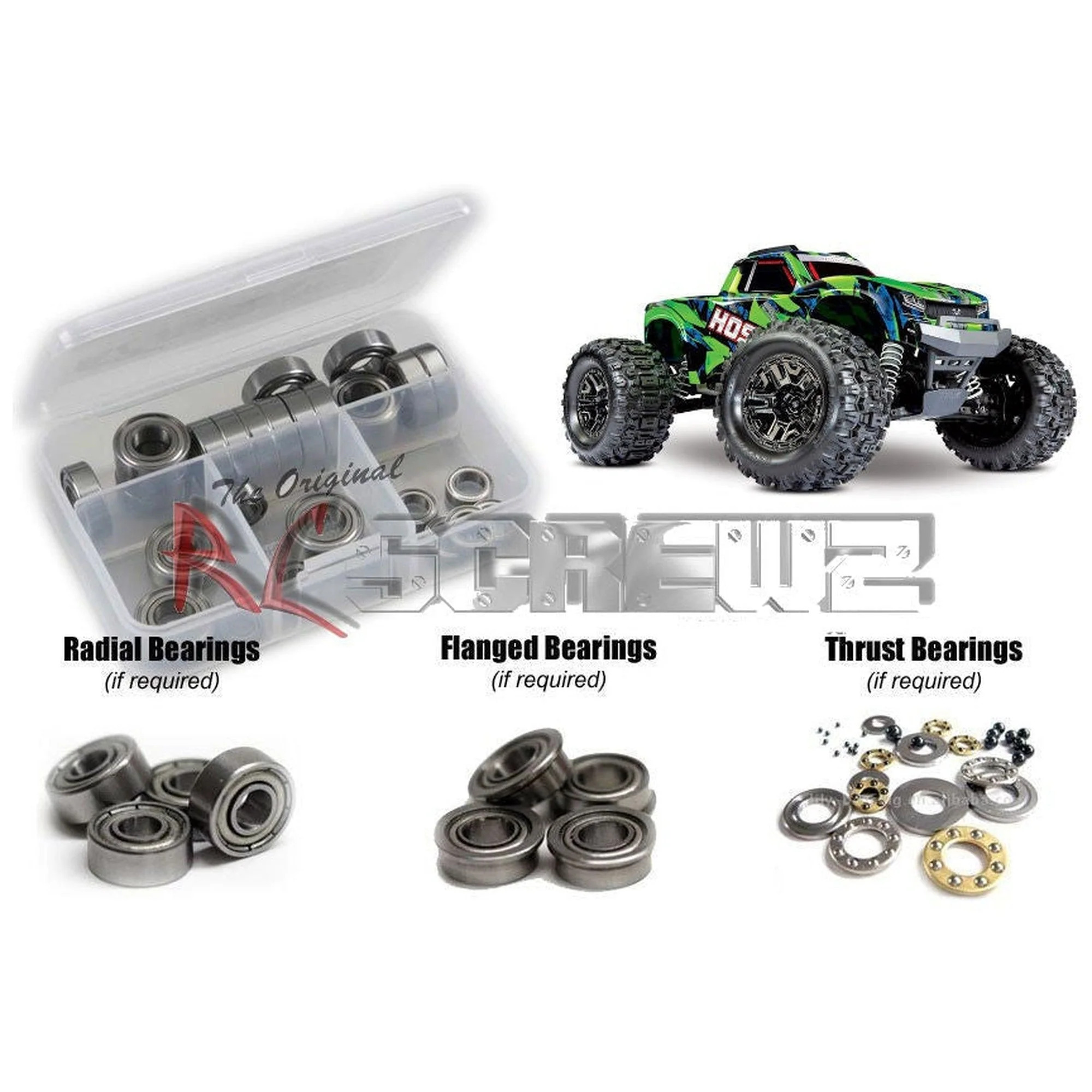 FastEddy Bearings Kit For Traxxas Stampede 4X4 VXL - Ceramic Sealed Bearings Upgrade Set
