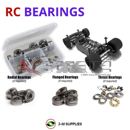 RCScrewZ Metal Shielded Bearing Kit xra014b for XRAY N18 MT #380840 RC Car | PRO