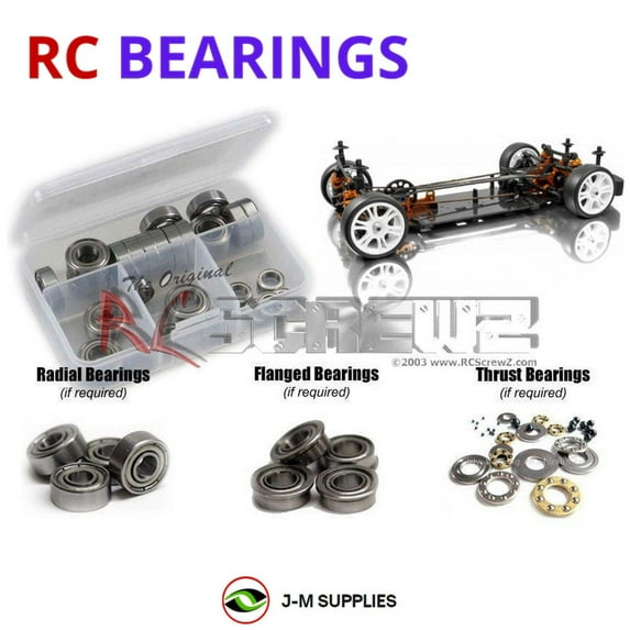RCScrewZ Metal Shielded Bearing Kit xra020b for XRAY T3 2012 #300018 RC Car | PRO