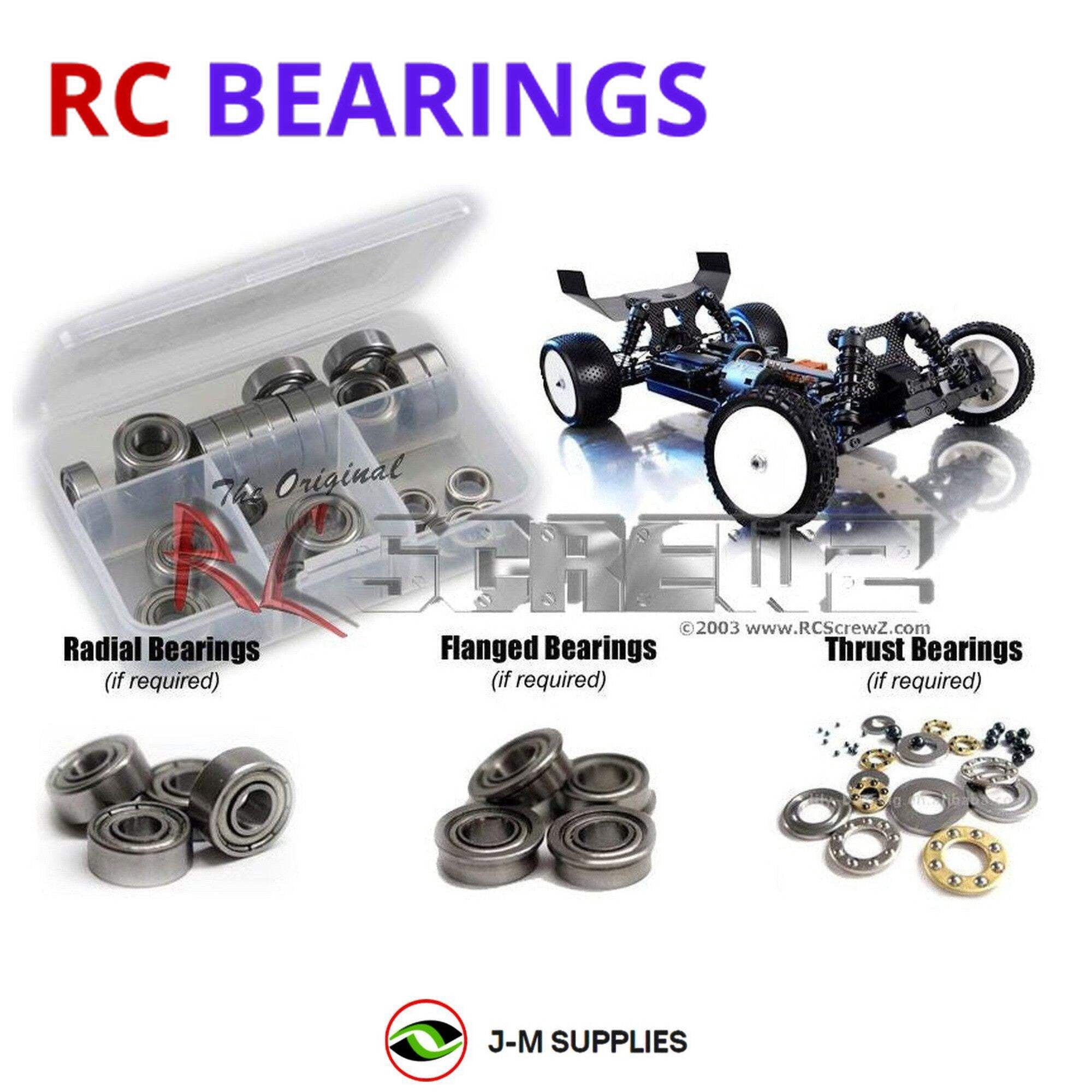 RCScrewZ Metal Shielded Bearing Kit xra046b for XRAY XB4 2014 #360001 ...