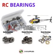 RCScrewZ Metal Shielded Bearings alg015b for Align T-REX 450 Plus KX015083T Helicopter RC | SET