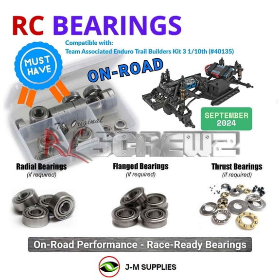 RCScrewZ Metal Shielded Bearings cor005b for Team Corally RDX PHI / PHI '09 1/10 (#01618/19) | SET