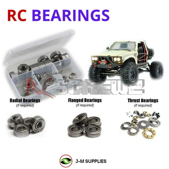 RCScrewZ Metal Shielded Bearings czr002b for Cross RC SG-4B DEMON Crawler CZRSG4B | SET