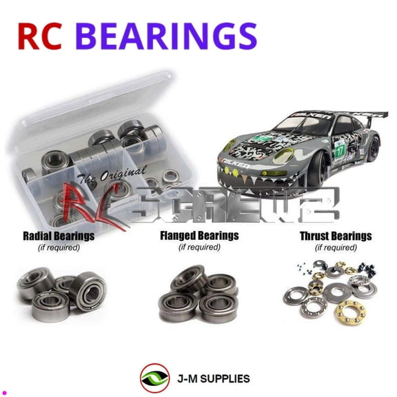 RCScrewZ Metal Shielded Bearings hpi084b for HPI Racing RS4 Sport 3 Flux (#114350) | PRO