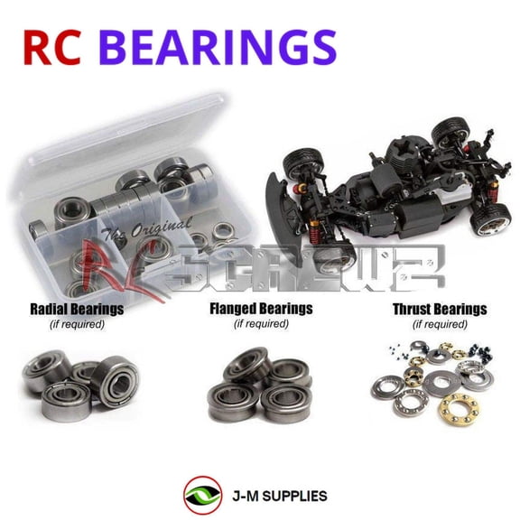 RCScrewZ Metal Shielded Bearings hpi096b for HPI Racing RS4 3 Nitro Drift 112587 RC Car | PRO