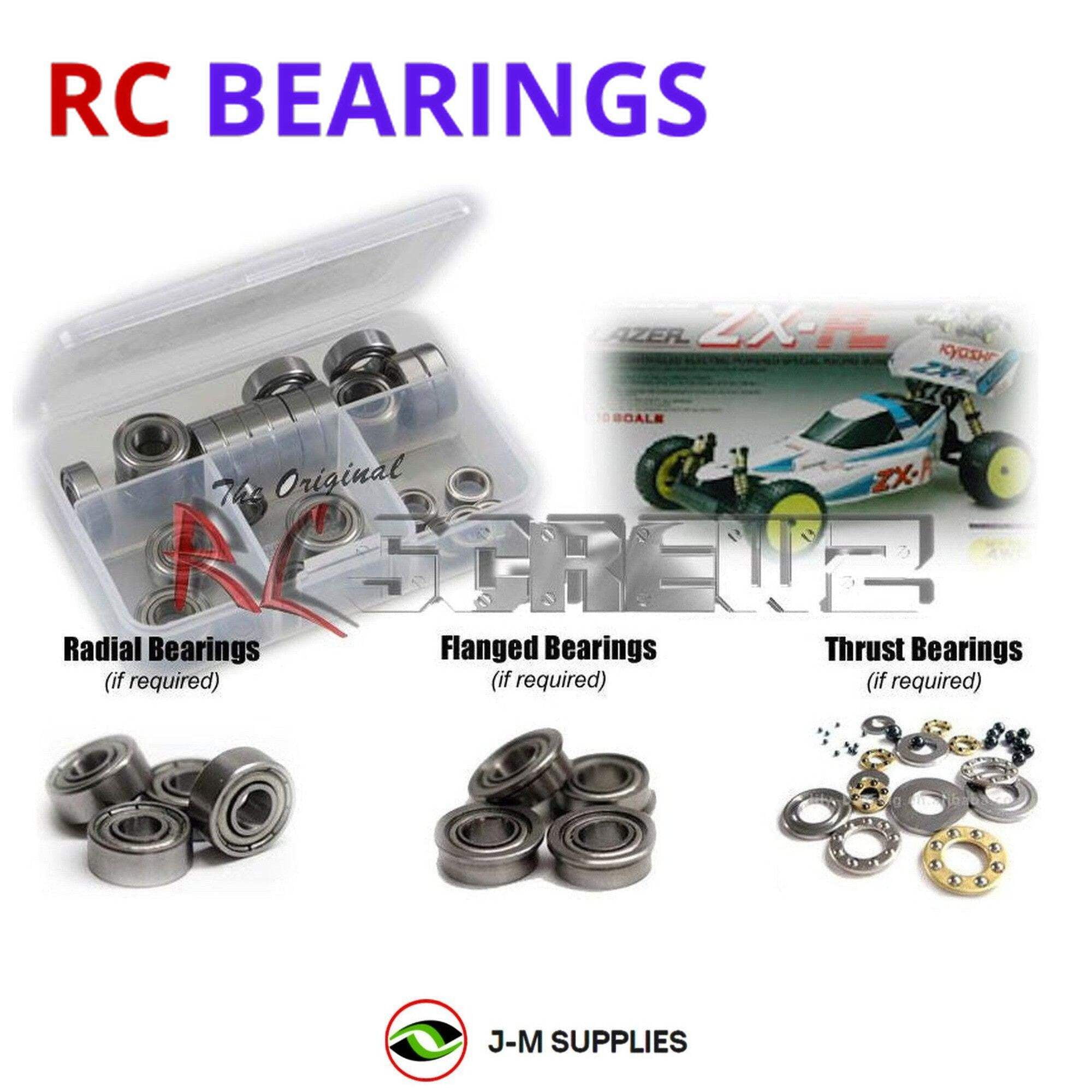 RCScrewZ Rubber Shielded Bearings kyo013r for Kyosho Lazer ZX-R RCScrewZ Rubber Shielded Bearings kyo013r for Kyosho Lazer ZX-R