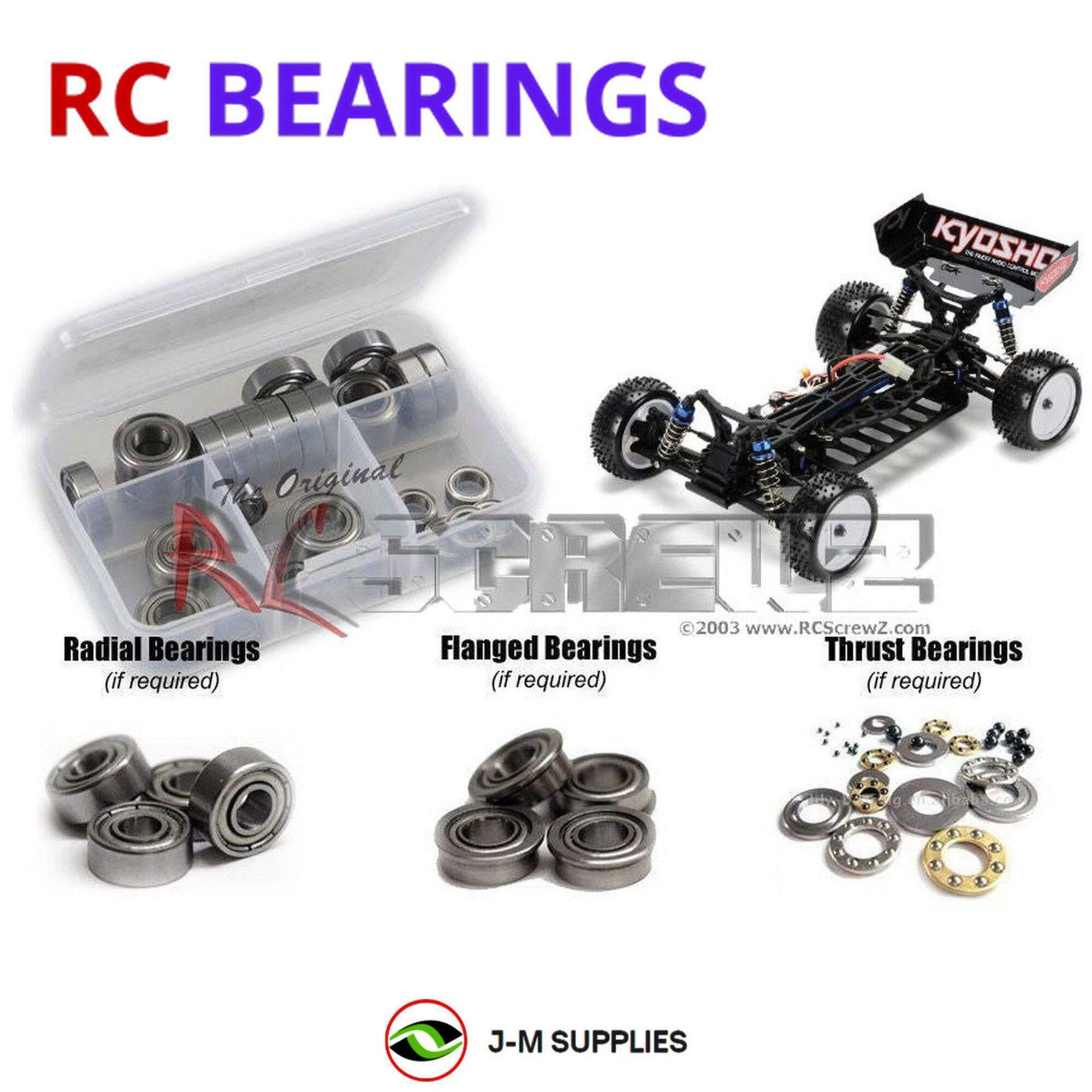 RCScrewZ Metal Shielded Bearings kyo129b for Kyosho Laxer ZX-5