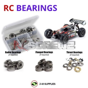RCScrewZ Metal Shielded Bearings kyo183b for Kyosho Inferno NEO 3.0 1/8 Nitro #KYO33012B Buggy | SET
