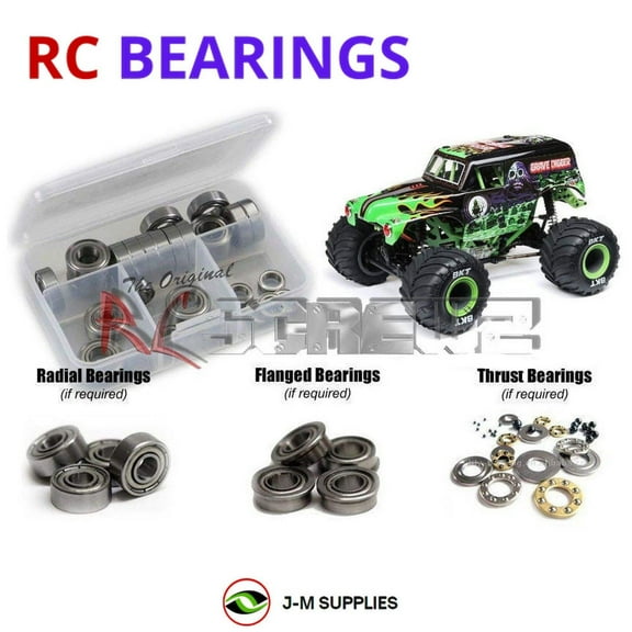 RCScrewZ Metal Shielded Bearings los142b for Losi 1/18 Mini LMT 4X4 LOS01026 MT Grave Digger | SET