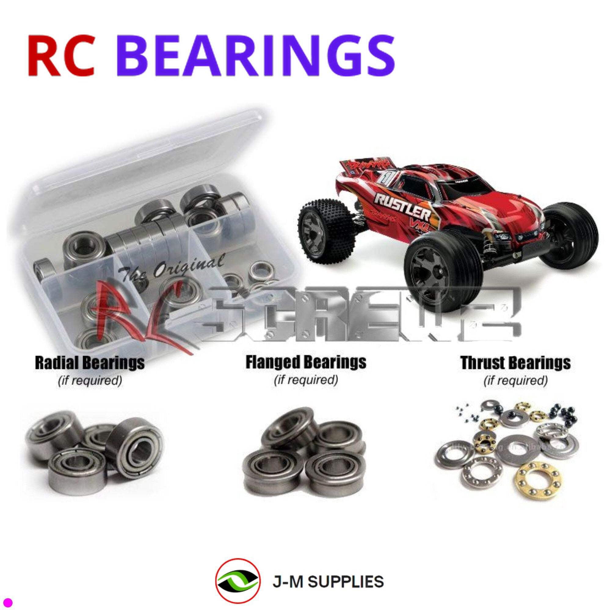 Steel Lock-nut Hinge Pin Set For 1/10 Traxxas Slash 2WD RC Trucks - 8 Piece Upgrade Kit