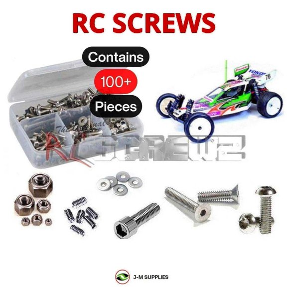 RCScrewZ Metric Stainless Screw Kit ass005m for Associated RC10 B3 1/10th Buggy RC Car | SET