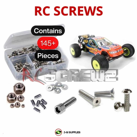 RCScrewZ Metric Stainless Screw Kit los002m for Team Losi XXX-NT AD1/AD2 (LOSA0845) | SET