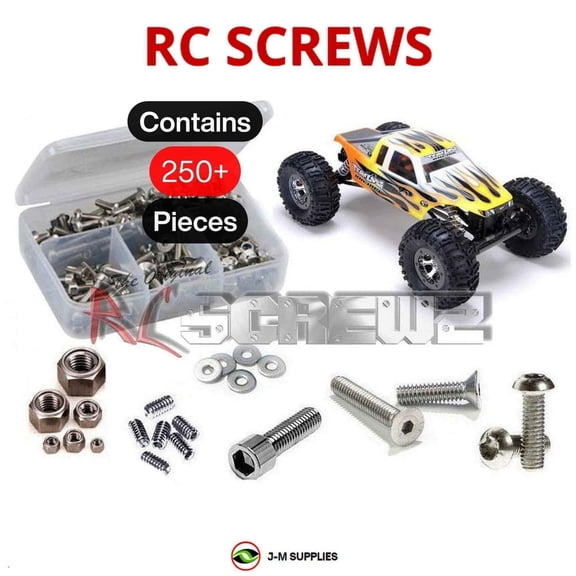 RCScrewZ Metric Stainless Screw Kit los051m for Team Losi Comp Crawler 1/10th LOSA0051 | SET