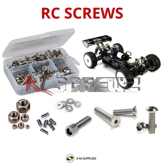 RCScrewZ Metric Stainless Screw Kit los069m for Team Losi 8ight 3.0 Nitro (TLR04000) RC Buggy | SET