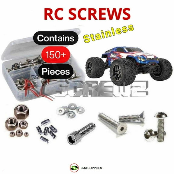 RCScrewZ Metric Stainless Screw Kit los083m for Losi LST XXL2-E 1/8 MT (LOS04004) | SET