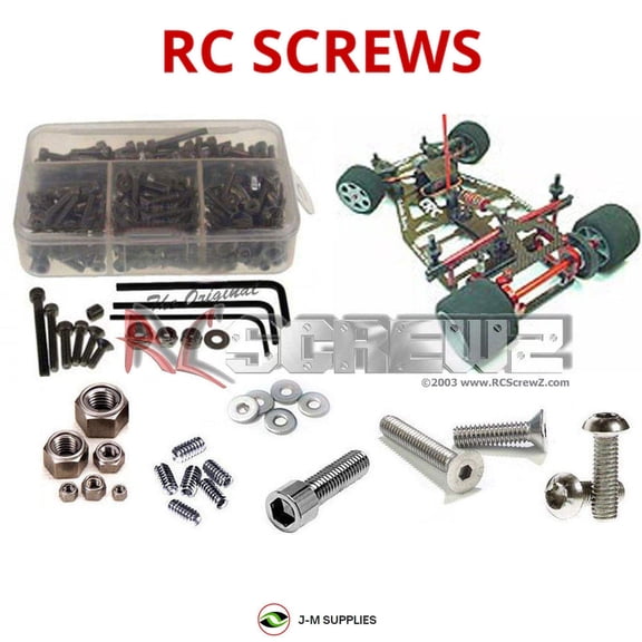 RCScrewZ Metric Stainless Steel Screw Kit crc004m for CRC Six Pack Metric RC Car | PRO