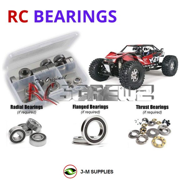 RCScrewZ Rubber Shielded Bearings axi017r for Axial Yeti XL 1/8 4WD RTR #90032 /#90038 Buggy | SET