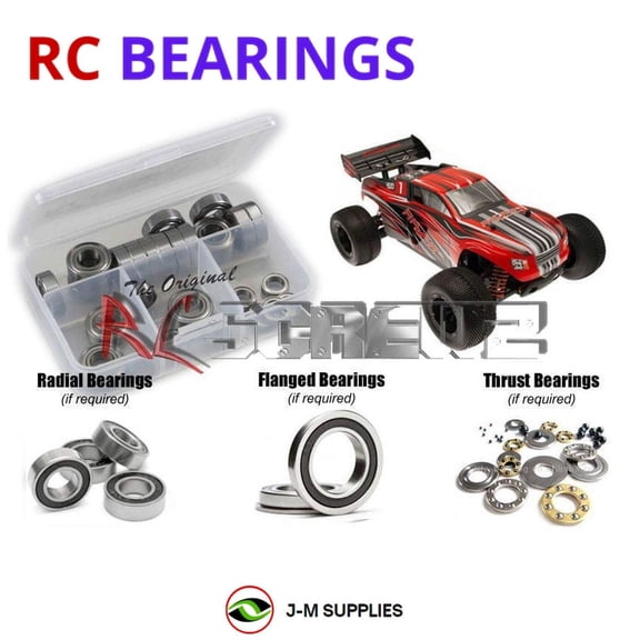 RCScrewZ Rubber Shielded Bearing Kit dhk002r for DHK Hobby Raz-R BL Truggy RC Car | SET