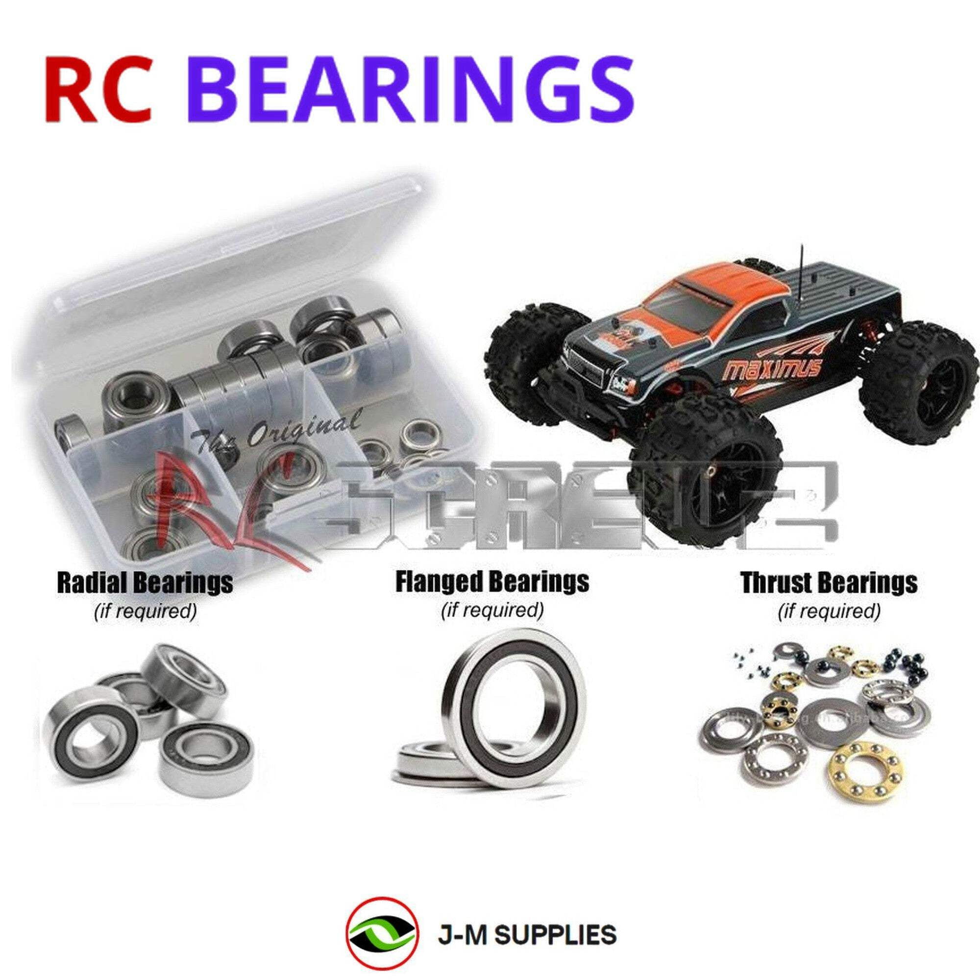 Kit De Roulements Céramique DHK Maximus GP - Roulements Scellés Caoutchouc, FastEddy Bearings, Neuf