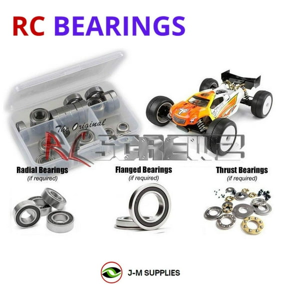 RCScrewZ Rubber Shielded Bearing Kit durg007r for Team Durango DNX408T Truggy RC Car | SET