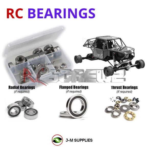 RCScrewZ Rubber Shielded Bearing Kit gma013r for GMade GOM/Plus #GM5600/20 RC Car | SET
