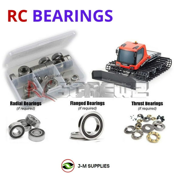 RCScrewZ Rubber Shielded Bearing Kit kyo041r for Kyosho Blizzard EV #30981 RC Car | PRO