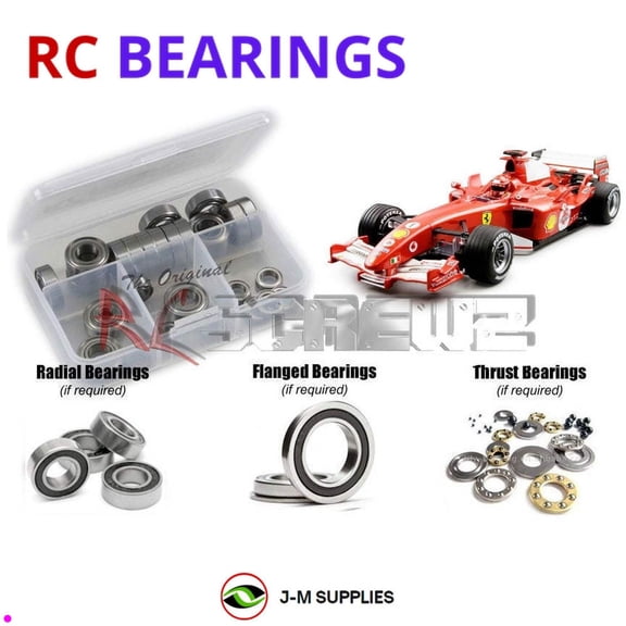 RCScrewZ Rubber Shielded Bearing Kit kyo045r for Kyosho Mini-Z F1 Onroad RC Car | SET