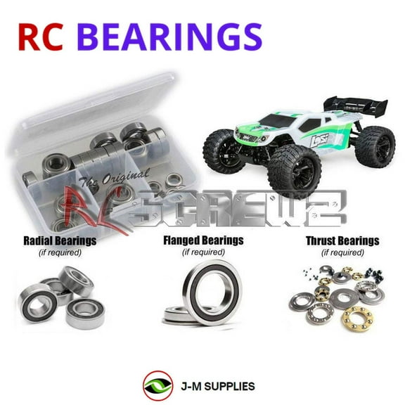 RCScrewZ Rubber Shielded Bearings los109r for Losi Tenacity Truggy 1/10 4WD LOS03011T | SET
