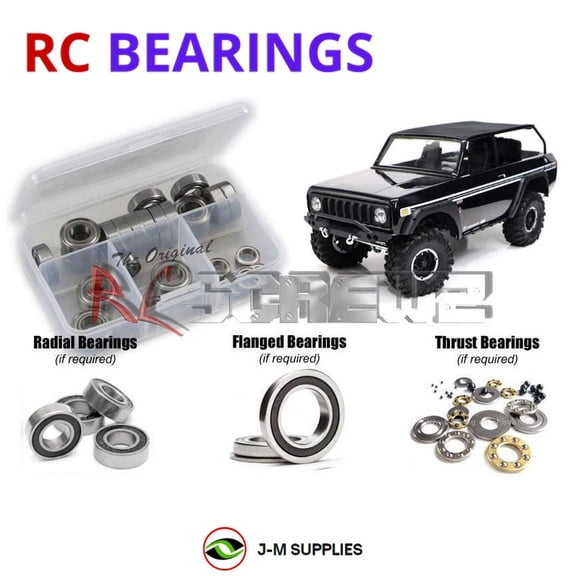 RCScrewZ Rubber Shielded Bearing Kit rer071r for RedCat Gen8 Axe Ed. Crawler RC Car | SET