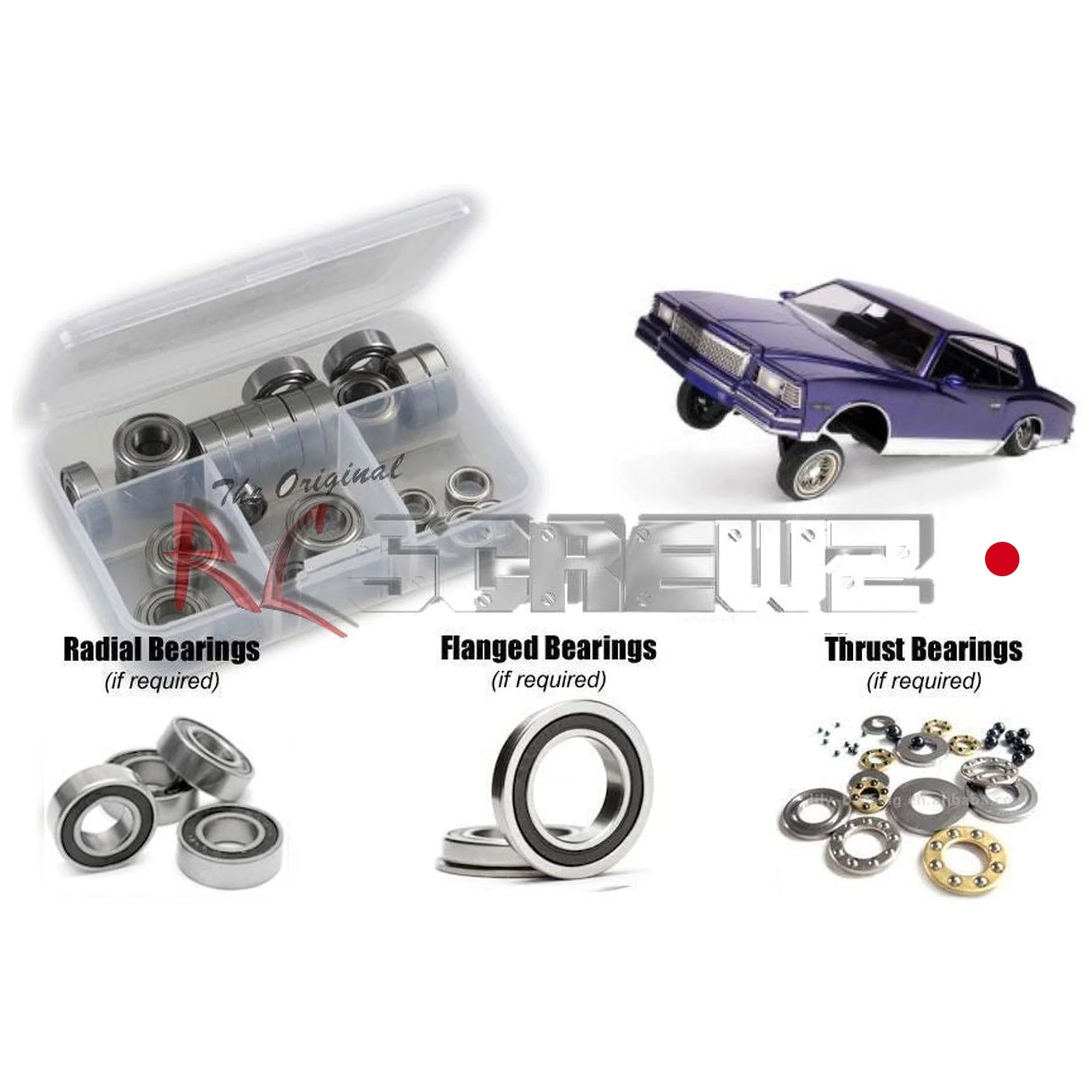 Kit De Roulements à Billes Scellés FastEddy Pour Châssis Lowrider Redcat LRH285, Neuf, Référence TFE7541