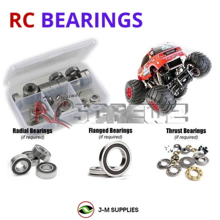 RCScrewZ Rubber Shielded Bearing Kit tam075r for Tamiya RC TLT-1 Max Climber 1/18 MT (47202) | SET