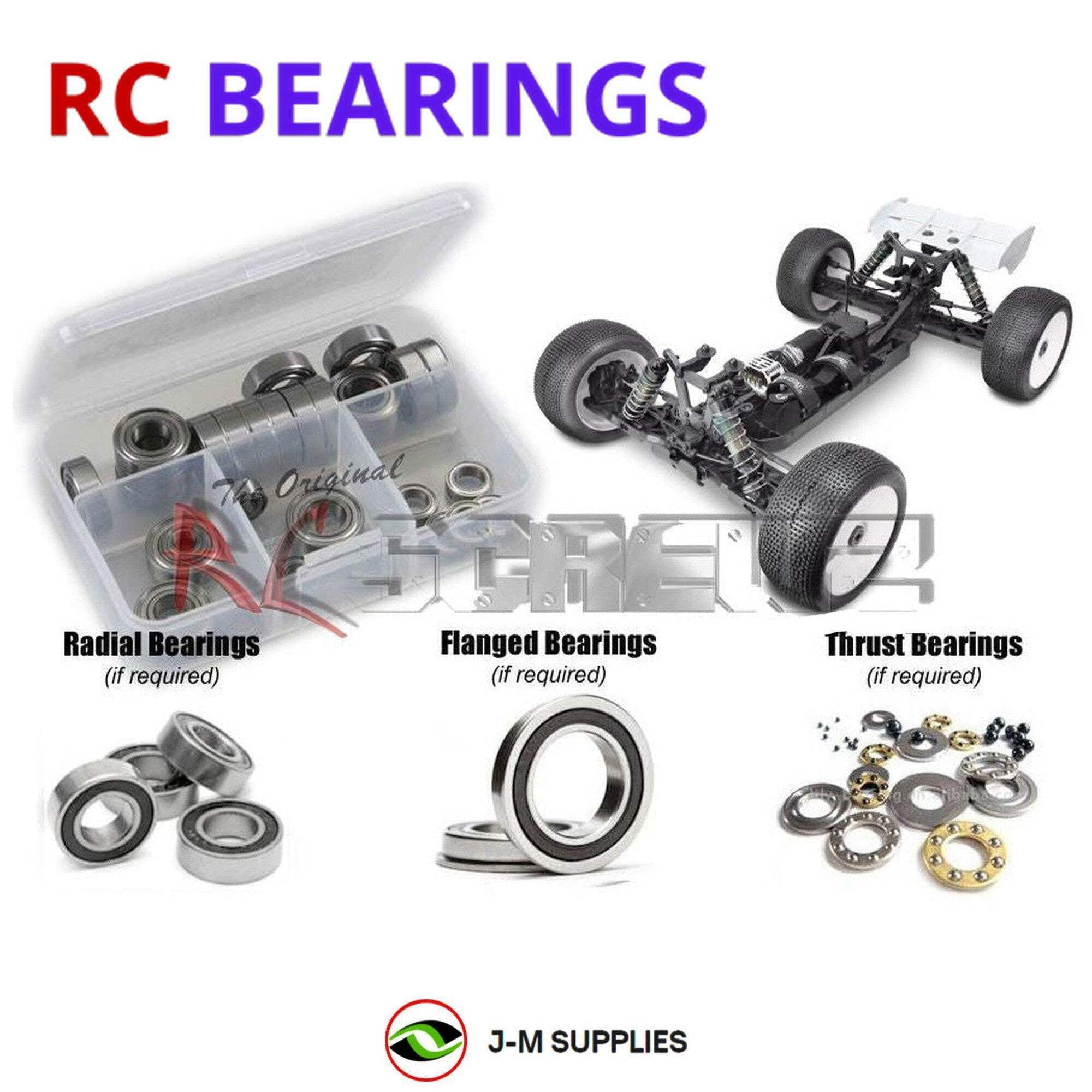 FastEddy Sealed Bearing Kit Tekno RC EB48 2.1 FastEddy