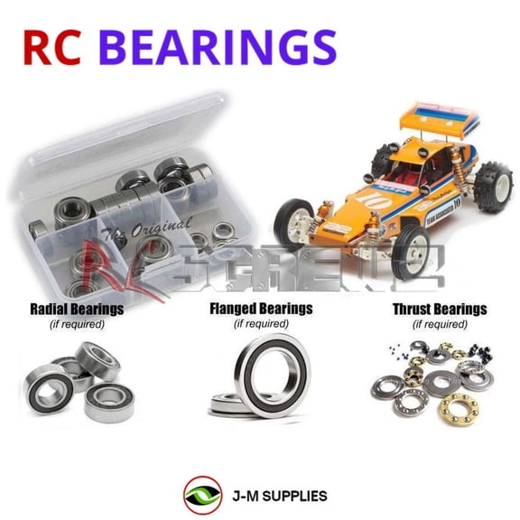 RCScrewZ Rubber Shielded Bearings ass055r for Associated RC10 Classic 2013 1/10 Buggy (#6001) | SET