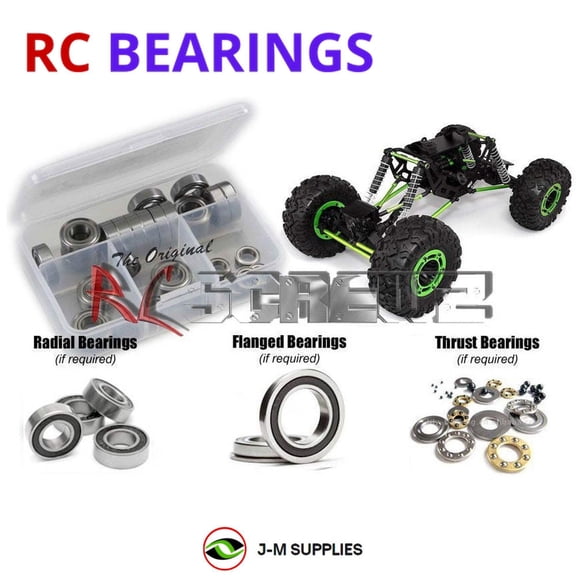 RCScrewZ Rubber Shielded Bearings axi001r for Axial Racing AX10 Scorpion #90011 RC Car | SET