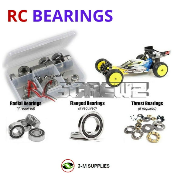 RCScrewZ Rubber Shielded Bearings durg005r for Durango DEX210 2wd Buggy TD102014 RC Car | SET