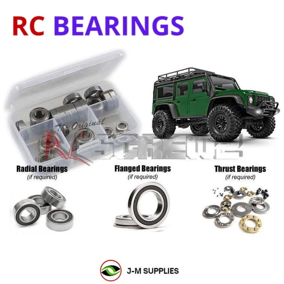 RCScrewZ Rubber Shielded Bearings tra105r for Traxxas TRX-4M Defender 1/18 Trail Truck 97054-1 | SET
