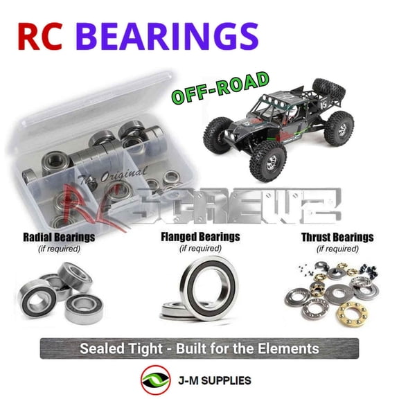 RCScrewZ Rubber Shielded Bearings vat002r for Vaterra Twin Hammers 1/10 VTR03000 RC Car | PRO