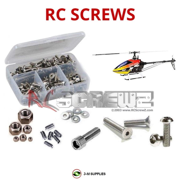 RCScrewZ Stainless Screw Kit alg012 for Align T-REX 550E Pro/V2 #RH55E06XT RC Car | SET