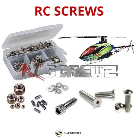 RCScrewZ Stainless Screw Kit alg022 for Align T-REX 450LP #RH45E32XT / 35XT Helicopter | SET