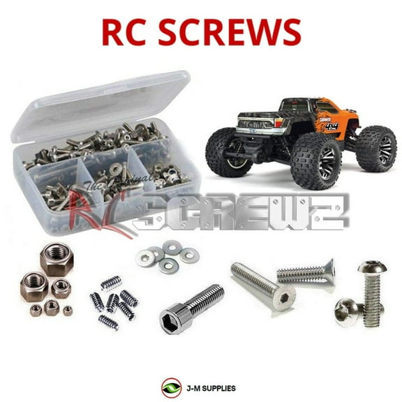 RCScrewZ Stainless Screw Kit ara032 for Arrma Granite 1/10 3S BLX 4WD Monster Truck #ARA102720 | SET