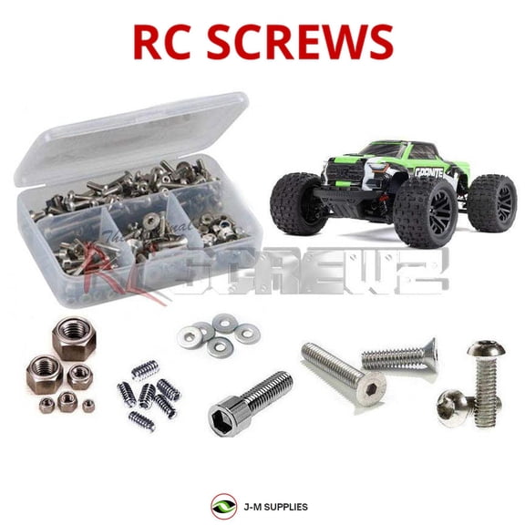 RCScrewZ Stainless Screw Kit ara053 for Arrma RC Granite Grom Mega 380 1/18 (#ARA2102) Monster | SET